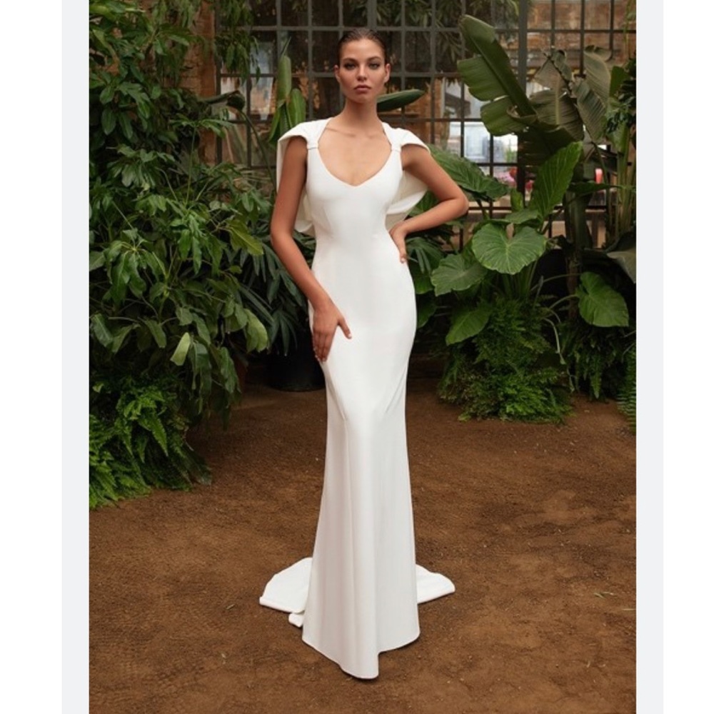 Zac Posen & Pronovias Gwyneth Sheath Wedding Dress